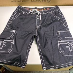 NWOT Rock Revival Mens board shorts size 34